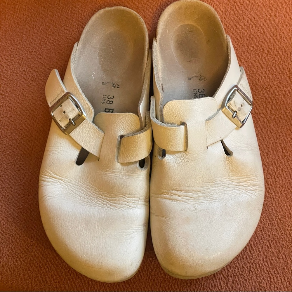 Birkenstock Boston White size 38